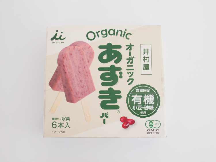 井村屋 箱入 オーガニックあずきバー 6本