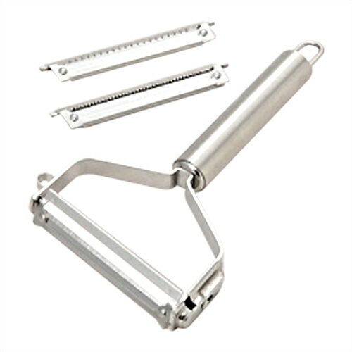 『あす楽対象』『ワンタッチ式ピーラー』一興 ニュースピードピーラー(NEW SPEED PEELER) 3点セット(平切り刃・細千切り刃・太千切り刃)