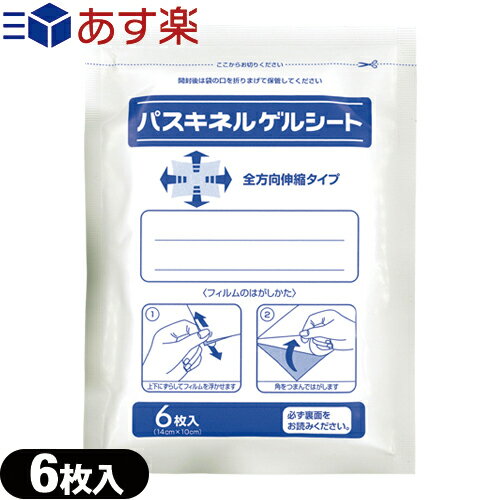 『あす楽発送 ポスト投函!』『送料無料』『貼付型冷却材』『アイシング』冷却シート 大石膏盛堂 パスキネルゲルシート 10x14cm(6枚入り..