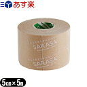 商品詳細 製品名 さらさキネシオロジーテープ (SARASA KINESIOLOGY TAPE) サイズ/品番 ● 2.5cmx5m (25mm) ● 3.75cmx5m (37.5mm) ● 5.0cmx5m （50mm) ● 7.5cmx5m （75mm） 商品説明 ●通気性「アクリル糊の面積を最小限に抑えた3D加工」 粘着部分がウェーブ状に交互に塗工されているので、肌にやさしい設計です。通気性を格段に向上させました。 ●伸縮性「筋肉の収縮とほぼ同率の伸縮性」 ●撥水加工「水に強い撥水加工」 しっかりと水を弾くのでスポーツ時の発汗、シャワー、入浴も大丈夫です。 ・スポーツ選手も愛用 ・お子様にも大人気 ・テーピングの練習用にも最適 使用上の 注意 ● 貼る部分に合わせてテープをカットしてください。 ● 貼る部分の筋肉、皮膚を伸ばしたまま、テープは引っ張らずに貼ってください。 ● テープはかぶれにくくなっていますが、万一かゆみなどの症状が発生した場合は使用を中止してください。 生産国 日本 メーカー 株式会社ファロス（PHAROS) 広告文責 TANNEMI株式会社 TEL:03-6909-7200 ：