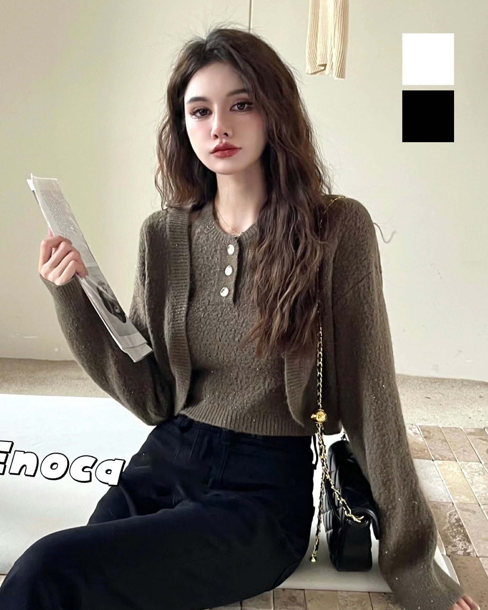 ケープニット 2 Way 取り外し可能 ポンチョ ニット レディース　Vネック 　2枚セット　2点セット　リブ..