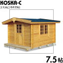 【BIGBOX】ミニログハウスキット コスカC ログ厚70mm(7.5帖)