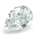 天然ブルーダイヤモンド ルース(裸石) 0.126ct, Light Blue ( ライト・ブルー ), SI-1, ペアシェイプ, AGTジェムラボラトリー　【 送料無料 】