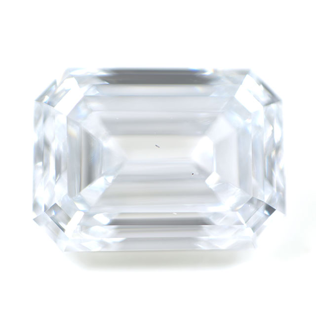 ラボ・グロウン・ブルーダイヤモンド(合成ブルーダイヤモンド) ルース(裸石) 0.518ct, Very Light Blue, VS1, エメラルド・カット 【 LGC 】 【送料無料】