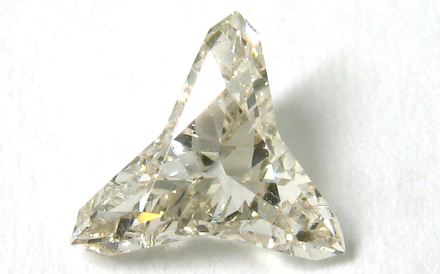 天然ブラウンダイヤモンド ルース(裸石) 0.248ct, Lカラー(Faint Brwon、フェイントブラウン), SI-1, Fancy Cut, 【 中央宝石研究所ソーティング袋付 】 【送料無料】