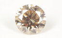 天然ブラウンダイヤモンド ルース(裸石) 0.091ct,SI-2,Fancy Light Orangy Brown (ファンシー・ライト・オレンジー・ブラウン)　【 中央宝石研究所 】 【 送料無料 】