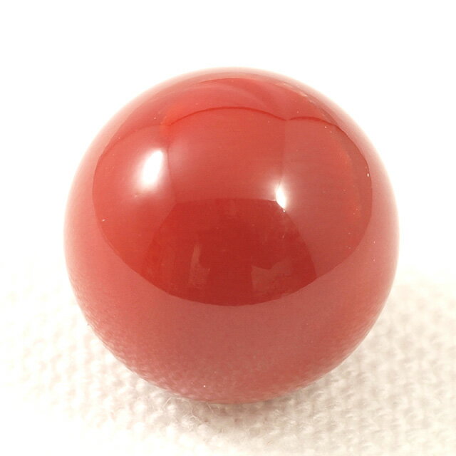 天然サンゴ ルース(裸石) 7.628ct 球形 ( 赤珊瑚 さんご レッド・コーラル coral ) 日本宝石科学協会ソーティング 5月5日・11月15日誕生日石、 3月誕生石 送料無料