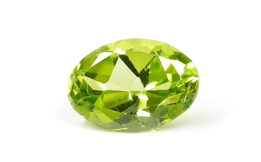 ペリドット ルース(裸石) 0.87ct, オーバル(楕円形) (ペリドート/橄欖石/イブニングエメラルド/バスタードエメラルド) 【9月12日の誕生日石/8月の誕生石】 ペリドット ルース(裸石) 0.87ct, オーバル(楕円形) (ペリドート/橄欖石/イブニングエメラルド/バスタードエメラルド) 【9月12日の誕生日石/8月の誕生石】