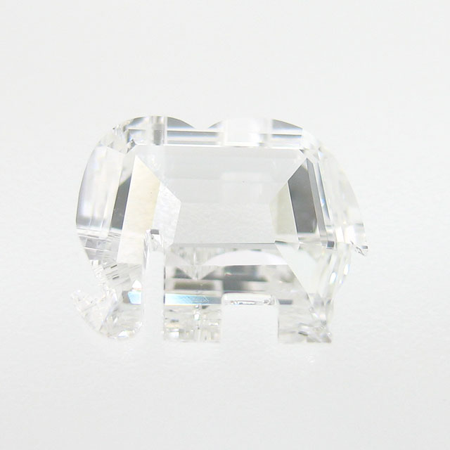 ダイヤモンド ルース 1.169ct, F, VS-2, 象(エレファント)型 【 ゾウさんの形のダイヤモンド 】【1ctUP】