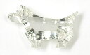 犬型 ( ドッグ型 ) 天然ダイヤモンド ルース(裸石) 0.439ct, Gカラー, SI-1, 【中央宝石研究所ソーティング袋つき】【 送料無料 】