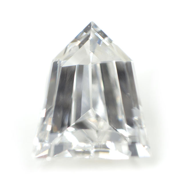 【 尖った将棋の駒のようです 】 天然ダイヤモンド ルース ( 裸石 ) 0.128ct, Gカラー, VS-1, 五角形, ..