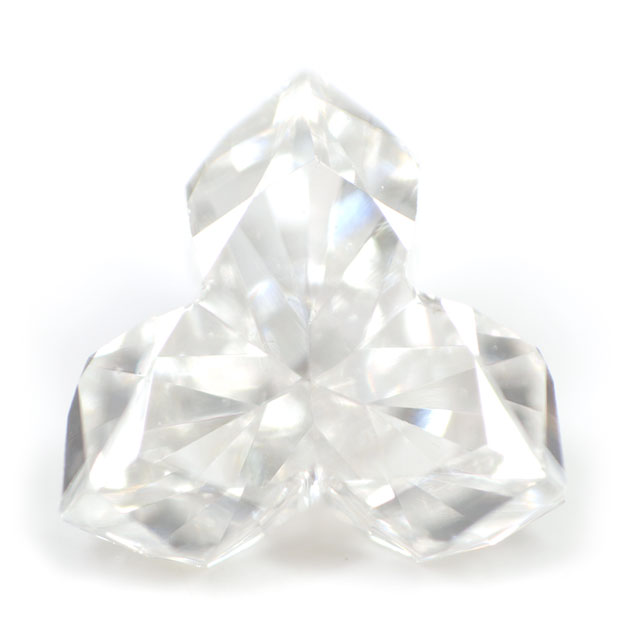 【 三芒星のような形状 】 天然ダイヤモンド ルース ( 裸石 ) 0.189ct, Iカラー, VS-1, Fancy Cut, 中央宝石研究所ソーティング　【 送料無料 】