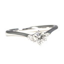 ダイヤモンド リング(指輪) プラチナ900 0.322ct, Gカラー, VS-1, ベリーグッド (中央宝石研究所) 婚約指輪(エンゲージリング) 【 送料...