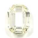 「O」字形 ダイヤモンド ルース 0.335ct, Lカラー, SI-2, オーバル・ステップ・カット, 中央宝石研究所　イニシャルが「O」の方へ　【送料無料】