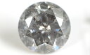 天然グレーダイヤモンド ルース(裸石) 0.328ct, Light Gray (ライト・グレー), I-3, ラウンド・ブリリアント・カット 【中央宝石研究所ソーティング袋付】【 送料無料 】