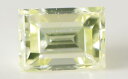 グリーンダイヤモンド ルース 0.046ct, Light Yellow Green, SI-1, バゲットカット　【中央宝石研究所ソーティングつき】【送料無料】