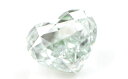 天然グリーンダイヤモンド ルース(裸石) 0.080ct, Fancy Light Bluish Green(ファンシー・ライト・ブルーイッシュ・グリーン), SI-1, ハートシェイプ 【中央宝石研究所ソーティング】 【 送料無料 】