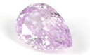 天然パープルダイヤモンド ルース(裸石) 0.051ct, Fancy Pinkish Purple(ファンシー・ピンキッシュ・パープル), I2, ペアシェイプ 【 AGTジェムラボラトリーソーティング袋付 】 【 送料無料 】