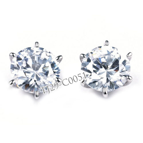 ピアス セミオーダー 【ラウンド】【 0.05ct 0.08ct 0.1ct 0.15ct 0.2ct 0.25ct 0.3ct 0.4ct 0.5ct 0.7ct 1.0ct対応 】 TJ29-C0051-R ( リフォーム ジュエリー アクセサリー 宝石 貴金属 加工 修理 オーダーメイド リペア リメイク カスタマイズ 婚約 結婚 ) 宝石別売りです