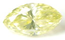 イエローダイヤモンド ルース 0.044ct, Fancy Light Yellow, VS-2, マーキス マーキース マーキーズ marquise ダイヤモンド 【中央宝石研究所ソーティング袋つき】【送料無料】