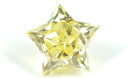 スター型(星型・五芒星) イエローダイヤモンド ルース(裸石) 0.137ct, Fancy Yellow(ファンシー・イエロー), VVS-1, スター・モディファイド・ブリリアント・カット 【中央宝石研究所ソーティング袋つき】【 送料無料 】