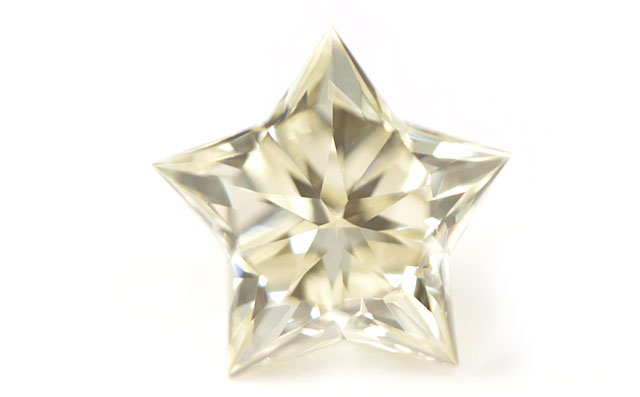 天然ダイヤモンド 五芒星の星型ルース 0.250ct, Very Light Yellow, VS-1 【 スター・モディファイド・ブリリアント・カット 】【 中央宝石研究所ソーティング袋付 】【 送料無料 】