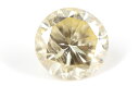 天然イエローダイヤモンド ルース (裸石) Light Orangy Yellow (ライト・オレンジー・イエロー) 0.266ct, I-1【 中央宝石研究所 】 【 送料無料 】【round020】【round025】【round030】