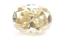 天然イエローダイヤモンド ルース(裸石） 0.181ct, Fancy Brownish Greenish Yellow, I-1, オーバル, 【蛍光性：イエロー系】 中央宝石研究所 【 送料無料 】