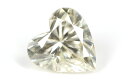 【【 Under N (Very Light Yellow) カラー 】 天然ダイヤモンド ルース(裸石) 0.153ct, SI-1,ハートシェイプ 【蛍光性はイエロー系】【 中央宝石研究所ソーティング袋付 】【 送料無料 】