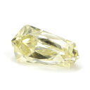 天然イエローダイヤモンド ルース(裸石) 0.125ct, ファンシー・ライト・イエロー, SI-1 【 蛍光性がミディアム・ブルー 】【 中央宝石研究所ソーティング袋付 】【 送料無料 】