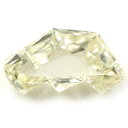 天然イエローダイヤモンド ルース(裸石) 0.374ct, Very Light Yellow ( ベリーライトイエロー ), SI2, ファンシー・カット 【 中央宝石研究所ソーティング袋付 】 【 送料無料 】