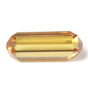 天然イエローダイヤモンド ルース 0.106ct, Fancy Intense Orangy Yellow ( ファンシー・インテンス・オレンジー・イエロー ) 【 中央宝石研究所 】 【 送料無料 】