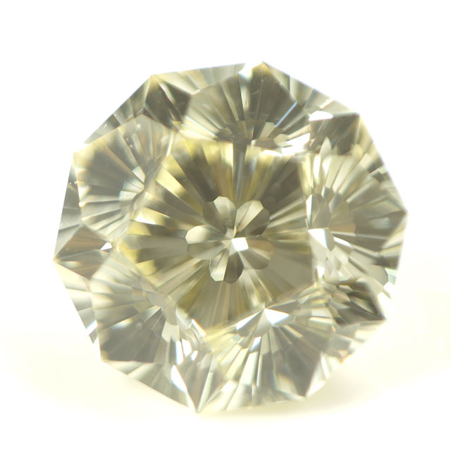 【 10角形 】 天然イエローダイヤモンド ルース(裸石) 0.181ct, Under N (Very Light Yellow), VVS-1 【 桜の花びら 】 【 中央宝石研究所 】 【 送料無料 】