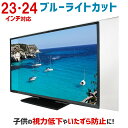 ブルーライトカット 液晶テレビ保護パネル 23インチ 24インチ 23型 24型 【2mm厚】【カット率44.73％】【液晶テレビ 保護パネル 保護フ..