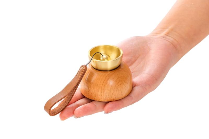 おりん おりん仏具 仏具 モダン仏壇 ペット 供養 真鍮製 おりん仏具 綺麗な音色 ミニ台座 仏具セット 天然木 おしゃれ 仏具 携帯便利 ナチュラル