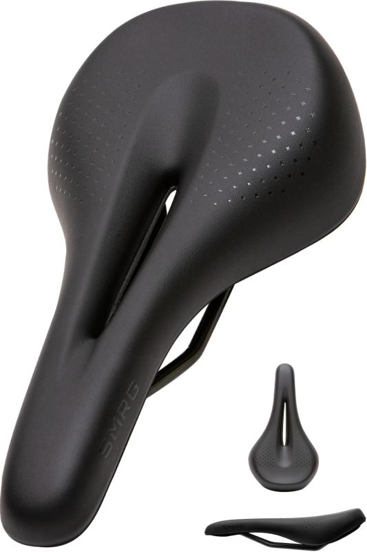 Rakuten - 【雨水が染みこまない】【台湾製】SMRG 自転車 サドル 厚手 クッション 穴あき 【JIS規格】 ロードバイク クロスバイク 通気性 蒸れ対策 SR-VL