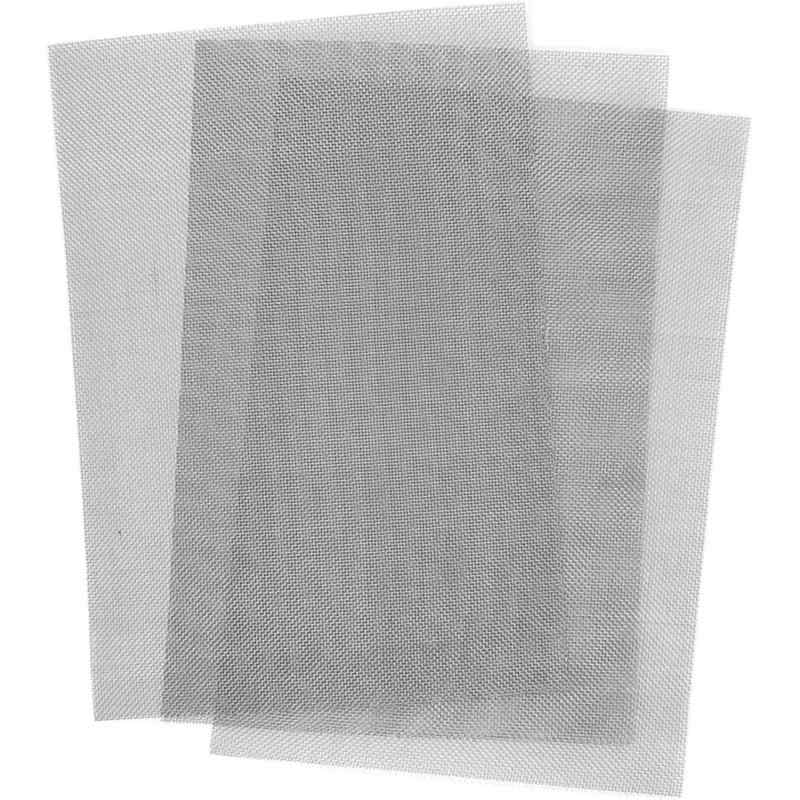 Rakuten - ステンレスメッシュ 3枚セット 30x21cm 20目 網目1mm 線径0.4mm A4サイズ 産業用金網 20メッシュ 金網 濾過網 ステンレス 平織金網 高硬度 換気 耐高温 錆びない DIY 防虫 防鼠 家庭用 建築用ネット