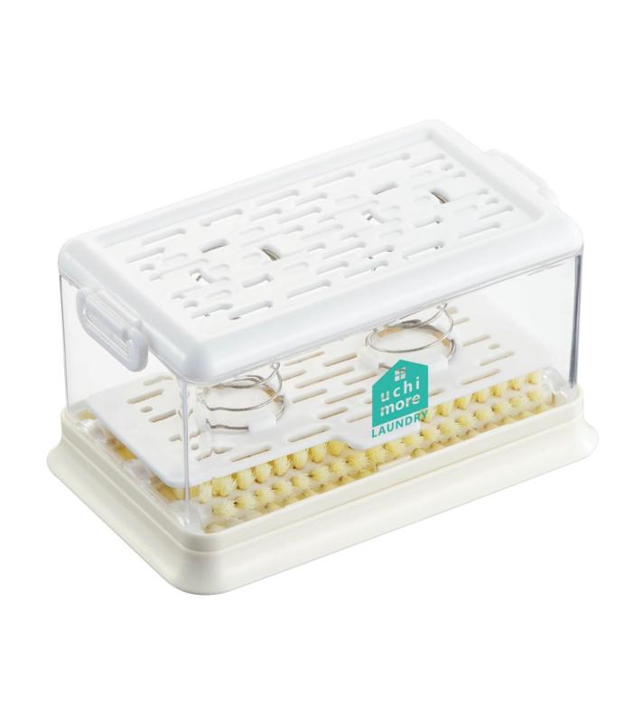 コジット 洗濯石鹸の必需品 SNSで話題 保管とブラッシングが同時にできる 泡立つ洗濯石鹸ケース