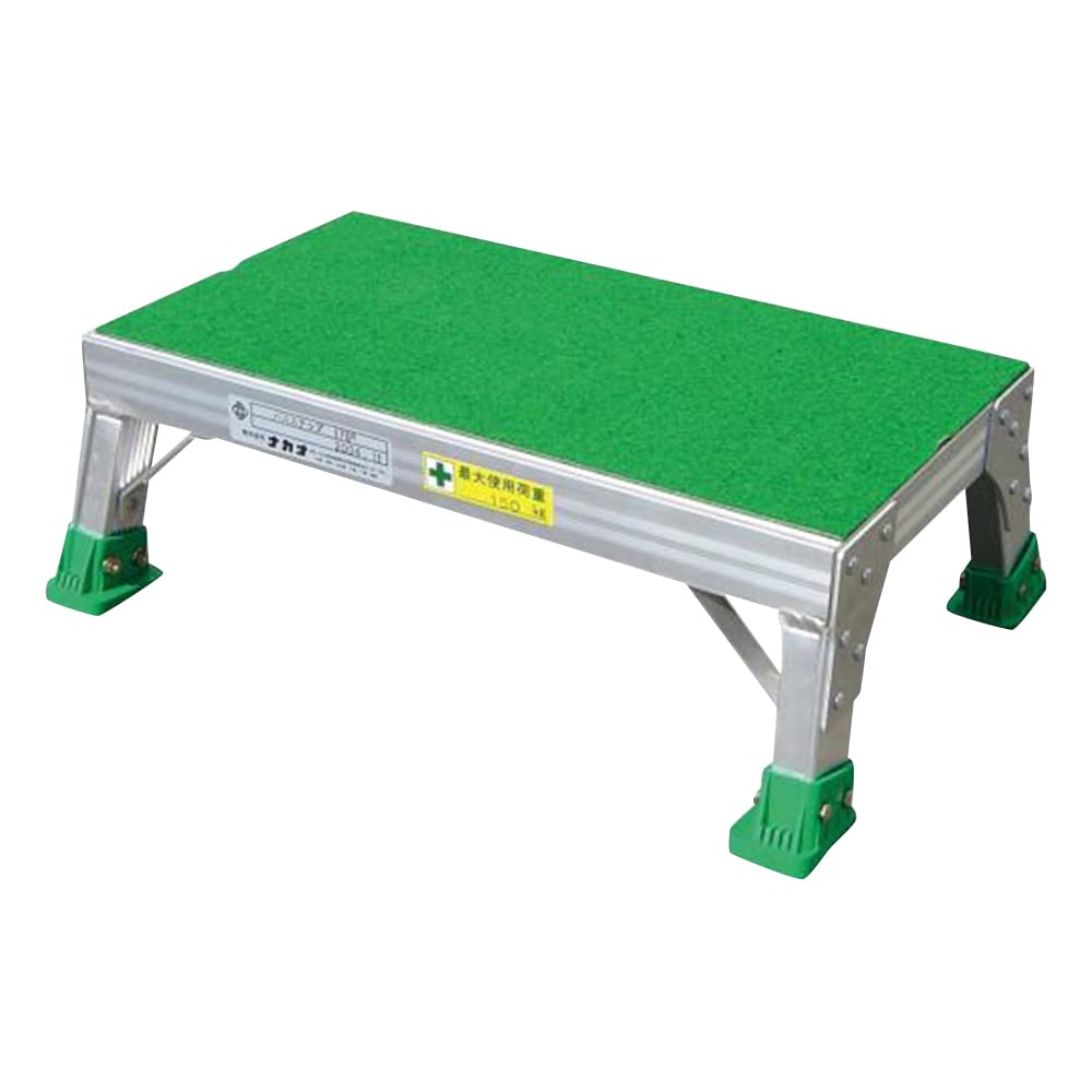 ・サイズ:500×280mm ・素材:アルミ合金製 ・端具:固定式 ・質量:2.4kg ・設置寸法:長さ365mm、幅542mm ・最大使用質量:150kg