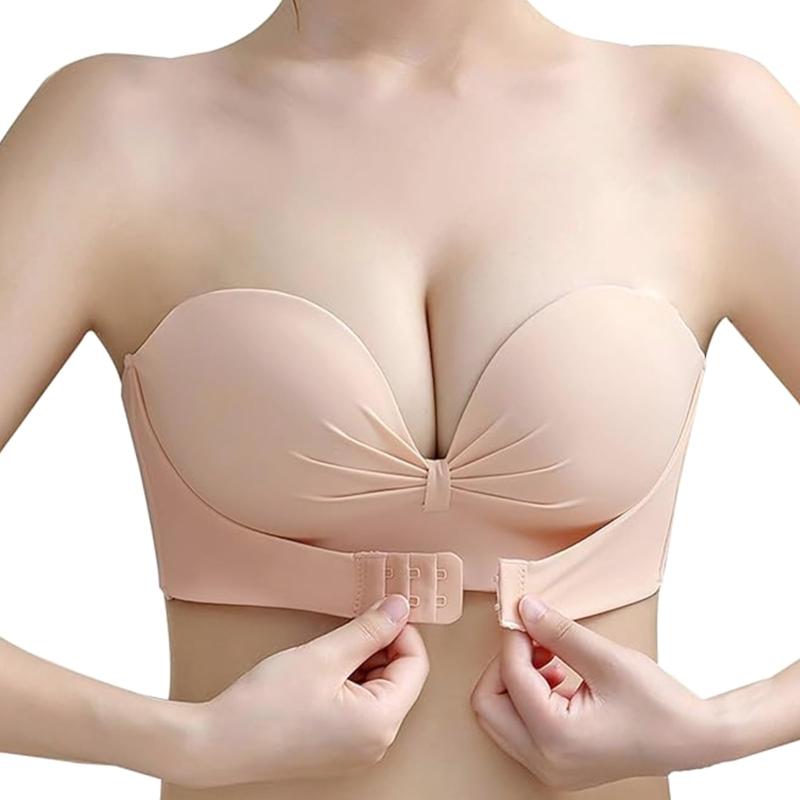 [Raefill] 最強盛りブラ 2024【美胸美背・乳腺専門家監修】新開発前ホック【滑り止め強化】シームレスブラ フロントホック ノンワイヤー サポート 伸縮性 補正ブラ レースブラ 柔らかい 通気