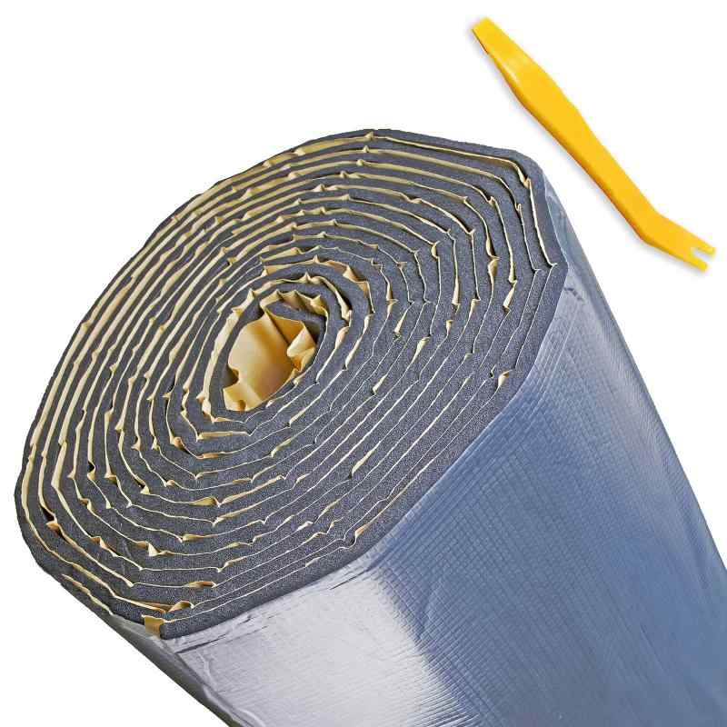 Quiet-Mo 断熱シート 断熱材 車用断熱マット シルバー 熱反射 吸音 エンジン用 遮音材料 防音材料