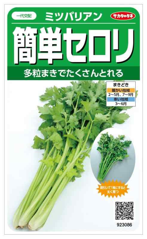 Rakuten - サカタのタネ 実咲野菜3086 簡単セロリ ミツバリアン