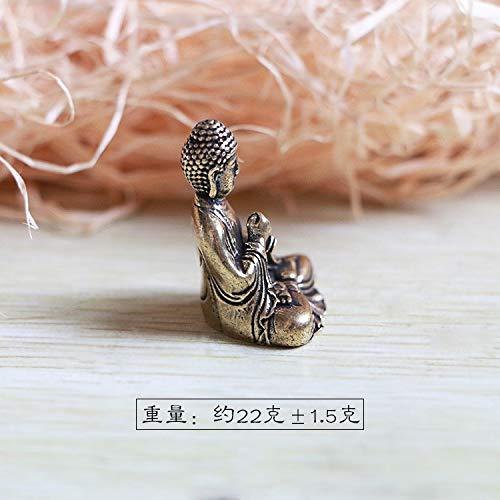 大日如来 仏像 フィギュア ミニ チュア 銅製 3cm