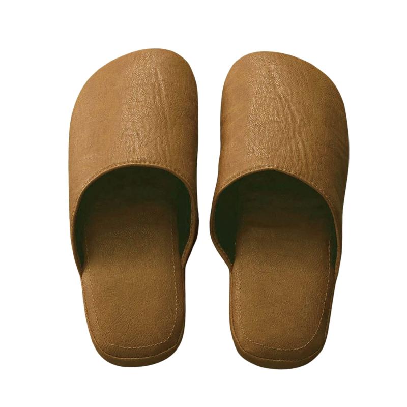 [ベルメゾン] 合皮スリッパ 洗える 拭ける 室内 スリッパ(3.0)