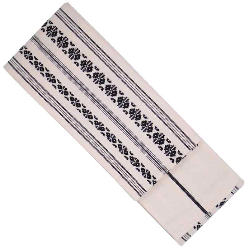 [TOuWA] 角帯 帯 綿 献上柄 男帯 メンズ 男 紳士 浴衣 着物 弓道 和服用 成人式（結び方ガイド付き）