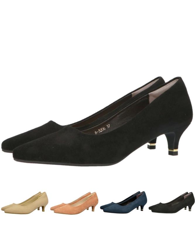 ORiental TRaffic(オリエンタルトラフィック) レディース パンプス レディース ポインテッドトゥ 大きいサイズ 小さいサイズ 歩きやすい 厚手クッション入りつま先・土踏まず・踵クッション入