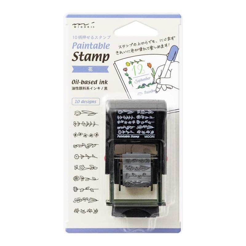 Stamps - DESIGNPHIL ミドリ(MIDORI） スタンプ 回転印 花柄 35443006