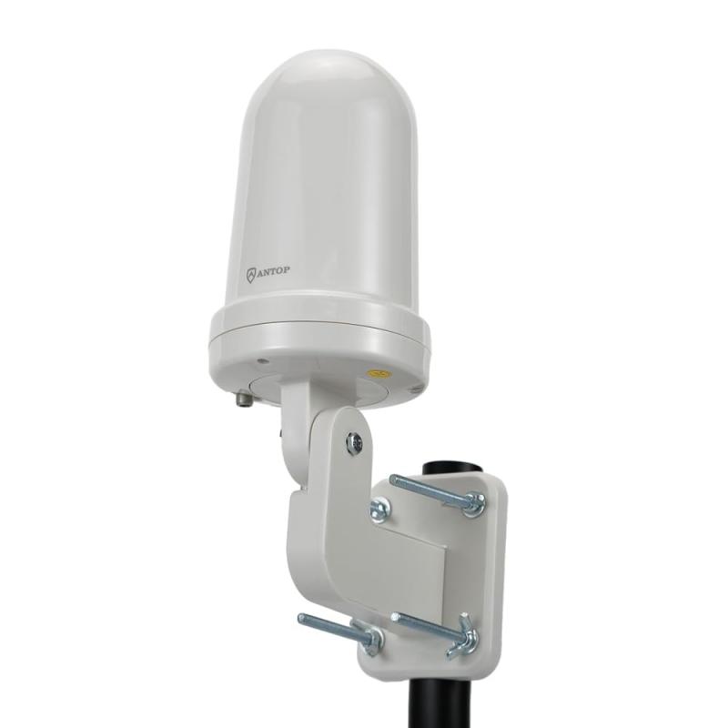 Rakuten - 地デジアンテナ Antop テレビアンテナ 屋外 50-65KM 受信範囲 360度全方位受信 アンテナ 高性能 TVアンテナ 設置簡単 USB式 小型軽量 ブースター付き