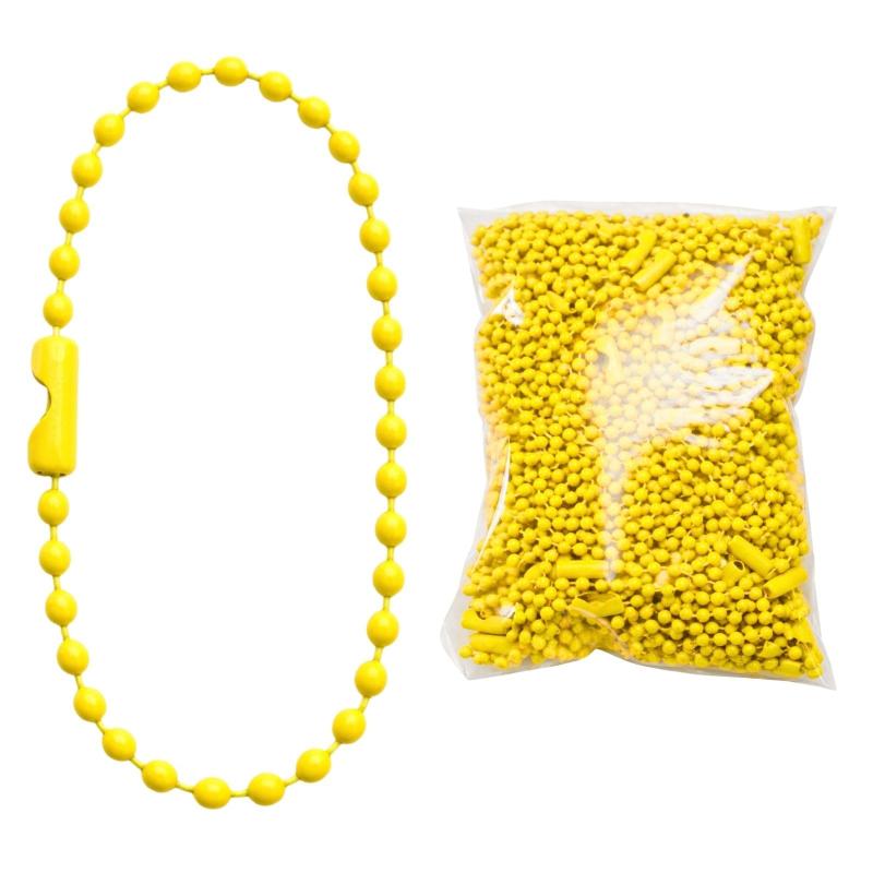 ボールチェーン キーホルダー アクセサリー ゴールド 12cm 直径2.4mm ハンドメイド DIY 100個セット 12cm 直径2.4mm NYANDELMO