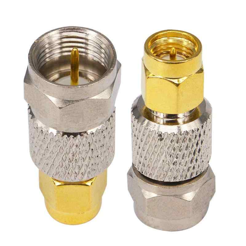Rakuten - leeyovk F⇔SMA変換アンテナアダプタ4種キットF（オス、メス）⇒SMA（オス、メス） 同軸 ケーブルプラグ RF コネクタ 変換・接続・延長用 便利
